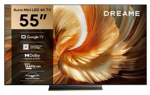 טלוויזיה 55" Dreame דגם Aura Mini LED 4K TV 55S100 דגם 2026 חזית המסך טלוויזיה 55" Dreame דגם Aura Mini LED 4K TV 55S100 דגם 2026 חזית המסך