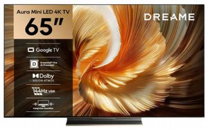 טלוויזיה 65" Dreame דגם Aura Mini LED 4K TV 65S100 דגם 2026 חזית המסך טלוויזיה 65" Dreame דגם Aura Mini LED 4K TV 65S100 דגם 2026 חזית המסך