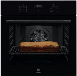 תנור רב תכליתי 71 ליטר Electrolux דגם EOH6222K זכוכית שחורה חזית התנור תנור רב תכליתי 71 ליטר Electrolux דגם EOH6222K זכוכית שחורה חזית התנור