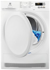 מייבש כביסה 8 ק"ג Electrolux Heat Pump דגם EW7H3862RM חזית המייבש מייבש כביסה 8 ק"ג Electrolux Heat Pump דגם EW7H3862RM חזית המייבש