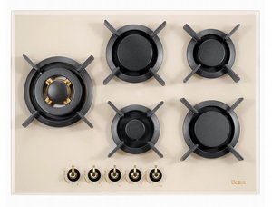 כיריים גז זכוכית 5 להבות דגם BL70RSCG בלרס Bellers קרם כפרי כיריים גז זכוכית 5 להבות דגם BL70RSCG בלרס Bellers קרם כפרי