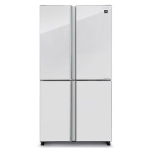 מקרר 4 דלתות 532 ליטר Sharp דגם SJ-8590WH זכוכית לבנה חזית המקרר מקרר 4 דלתות 532 ליטר Sharp דגם SJ-8590WH זכוכית לבנה חזית המקרר