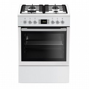 תנור משולב כיריים גז 65 ליטר לבן Blomberg בלומברג HGN8333W | משלוח חינם תנור משולב כיריים גז 65 ליטר לבן Blomberg בלומברג HGN8333W | משלוח חינם