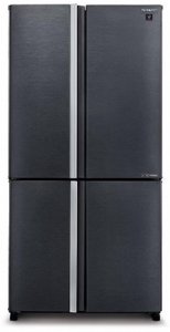 מקרר 4 דלתות 578 ליטר Sharp דגם SJ-8950SL נירוסטה מושחרת חזית המקרר מקרר 4 דלתות 578 ליטר Sharp דגם SJ-8950SL נירוסטה מושחרת חזית המקרר