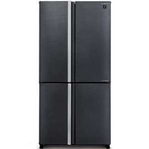 מקרר 4 דלתות 572 ליטר Sharp דגם SJ-FFER89SL נירוסטה כהה חזית המקרר מקרר 4 דלתות 572 ליטר Sharp דגם SJ-FFER89SL נירוסטה כהה חזית המקרר