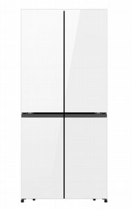 מקרר 4 דלתות 483 ליטר Hisense דגם RQ581WG זכוכית לבנה חזית המקרר מקרר 4 דלתות 483 ליטר Hisense דגם RQ581WG זכוכית לבנה חזית המקרר