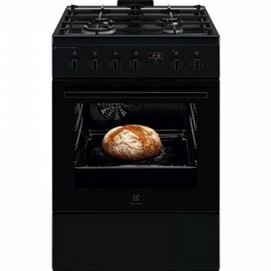 תנור משולב כיריים גז 4 להבות Electrolux אלקטרולוקס AirFry LKK660224K שחור חדש תנור משולב כיריים גז 4 להבות Electrolux אלקטרולוקס AirFry LKK660224K שחור חדש