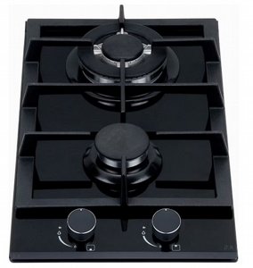 כיריים גז 2 מבערים לקאזה דגם LCT30GB בגימור זכוכית שחורה כיריים גז 2 מבערים לקאזה דגם LCT30GB בגימור זכוכית שחורה