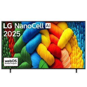 טלוויזיה חכמה 65 אינץ LG Nano Cell אל ג'י דגם 65NANO80A6A חדש 2025 טלוויזיה חכמה 65 אינץ LG Nano Cell אל ג'י דגם 65NANO80A6A חדש 2025