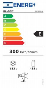 מקרר מקפיא עליון 588 ליטר שארפ דגם Sharp SJ-3850WH לבן מקרר מקפיא עליון 588 ליטר שארפ דגם Sharp SJ-3850WH לבן