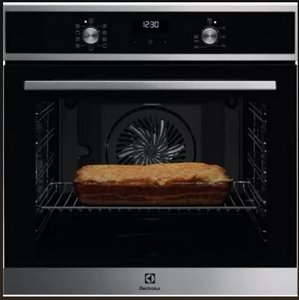 תנור בנוי רב תכליתי 71 ליטר Electrolux דגם EOH64219X חזית התנור תנור בנוי רב תכליתי 71 ליטר Electrolux דגם EOH64219X חזית התנור