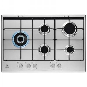 כיריים גז 5 להבות 74 ס"מ Electrolux אלקטרולוקס דגם KGS7564SX כיריים גז 5 להבות 74 ס"מ Electrolux אלקטרולוקס דגם KGS7564SX