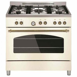 תנור משולב כיריים 90 ס"מ לקאזה דגם LC9060RC קרם כפרי תנור משולב כיריים 90 ס"מ לקאזה דגם LC9060RC קרם כפרי